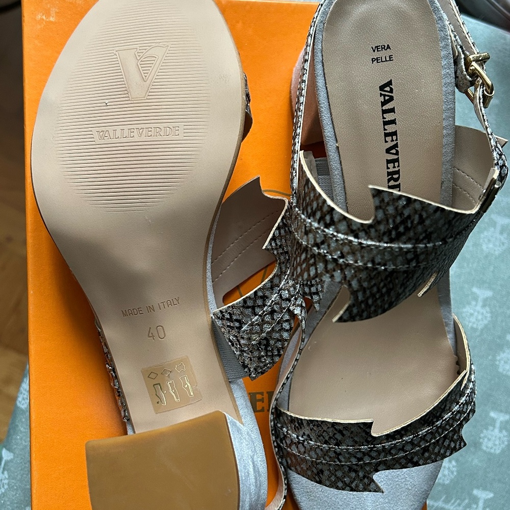 Valleverde Sandals Made in ITALY 40 EU